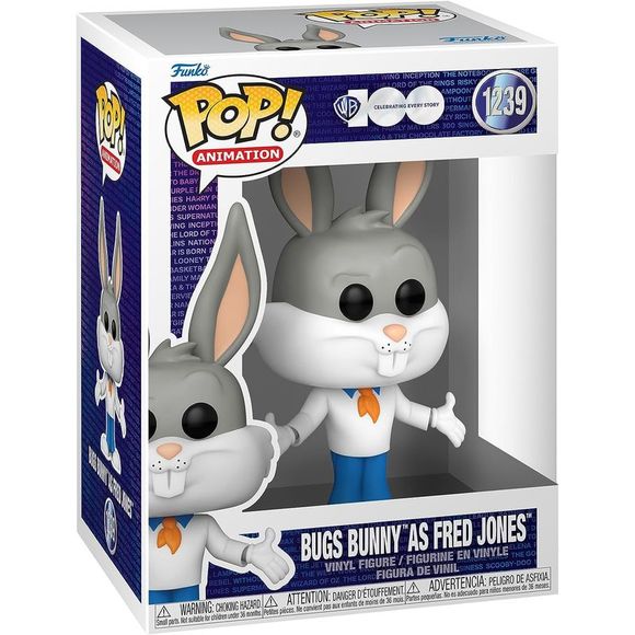 Funko POP! Animation Bugs Bunny as Fred Jones 3.75" Vinyl Figure (#1239) - Picture 2 of 3